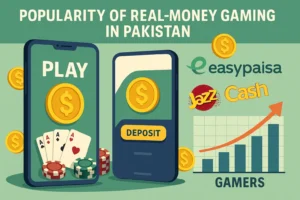 Popularity of Real Money Earning Games in Pakistan