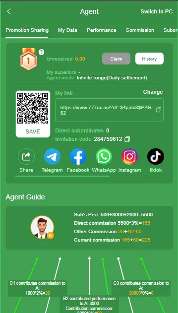 Earn With Referrals 777cx